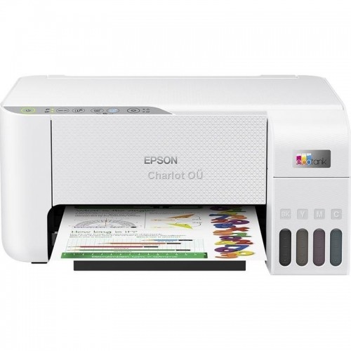 Epson Multifunctional printer  EcoTank L3256 Contact image sensor (CIS), 3-in-1, Wi-Fi, White image 1