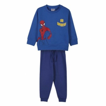 Bērnu Sporta Tērps Spiderman Zils