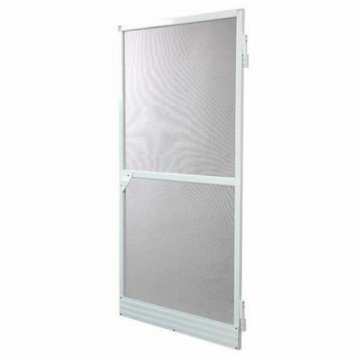 Bigbuy Home Москитная сетка Дверцы Стекловолокно Алюминий Белый (220 x 100 cm)
