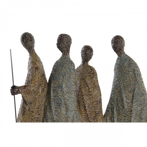 Dekoratīvās figūriņas DKD Home Decor Āfrikas sieviete Sveķi Daudzkrāsains (33,5 x 14,5 x 41 cm) image 4