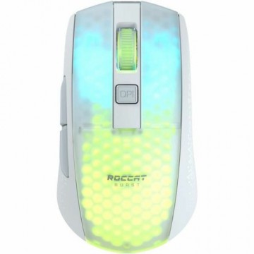 Pele Roccat Burst Pro Air Bluetooth Balts Spēles LED Gaismas