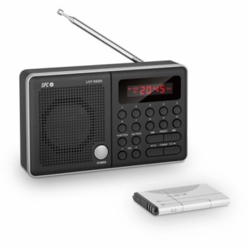 Spc Internet Portatīvais Digitālais Radio FM SPC 4589N LIVY Compact Melns