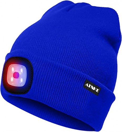 Cepure ar LED gaismu ar 2 gaismas režīmiem (Blue) image 1