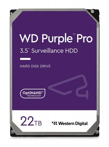 HDD|WESTERN DIGITAL|Purple Pro|22TB|SATA|512 MB|7200 rpm|3,5"|WD221PURP image 1
