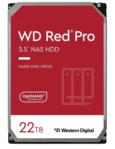 HDD|WESTERN DIGITAL|Red Pro|22TB|SATA|512 MB|7200 rpm|3,5"|WD221KFGX image 1