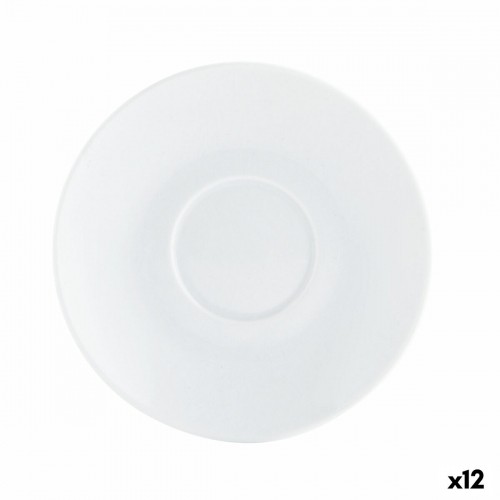 Тарелка Quid Basic Кафе Керамика Белый (12,5 cm) (Pack 12x) image 3