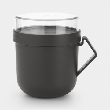 BRABANTIA Make & Take zupas kārba, 0.6L, dark grey - 203824