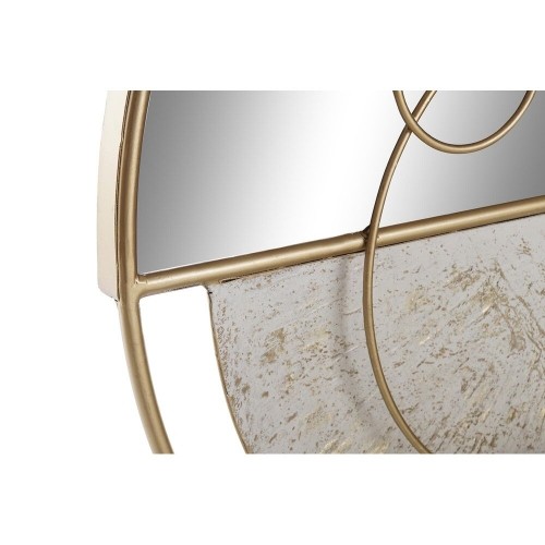 Sienas spogulis DKD Home Decor Bronza Metāls Balts Moderns (65 x 7,6 x 76 cm) image 3