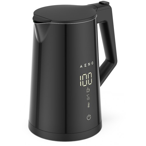 AENO Electric Kettle EK7S Smart: 1850-2200W, 1.7L, Strix, Double-walls, Temperature Control, Keep warm Function, Control via Wi-Fi, LED-display, Non-heating body, Auto Power Off, Dry tank Protection image 1