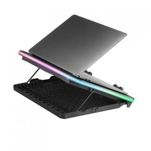 Mars Gaming MNBC6 Игровой Cтенд с охлаждением для ноутбука RGB / USB HUB image 2