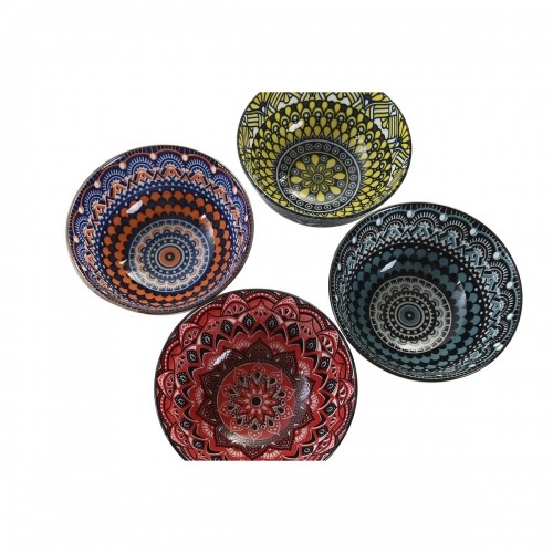 Suši Komplekts DKD Home Decor Daudzkrāsains Bambuss Mandala Keramika Austrumniecisks (12 Daudzums) image 4