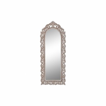 Настенное зеркало DKD Home Decor Стеклянный Натуральный Деревянный MDF (60 x 2,5 x 152 cm)