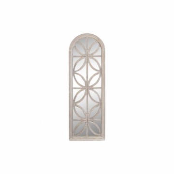 Sienas spogulis DKD Home Decor Stikls Balts Koks MDF (60 x 2,5 x 180 cm)