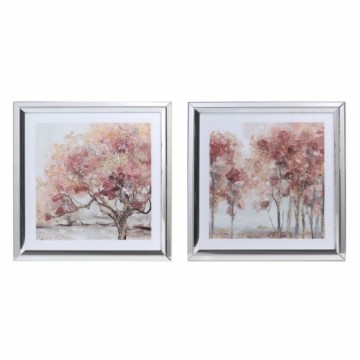 Картина DKD Home Decor Деревья традиционный (69 x 2,5 x 69 cm) (2 штук)