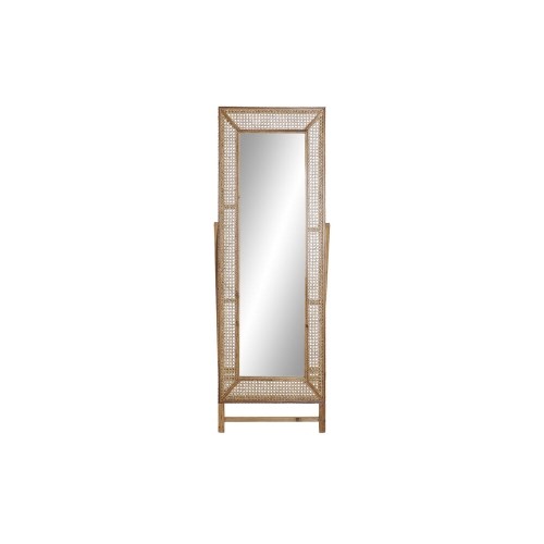 Sienas spogulis DKD Home Decor Brūns pīts (54 x 4,5 x 150 cm) image 1