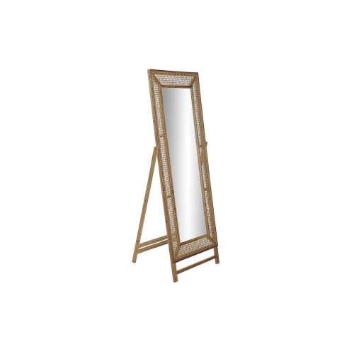 Sienas spogulis DKD Home Decor Brūns pīts (54 x 4,5 x 150 cm) image 2