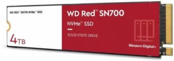 SSD|WESTERN DIGITAL|Red SN700|4TB|M.2|NVMe|Write speed 3100 MBytes/sec|Read speed 3400 MBytes/sec|TBW 5100 TB|WDS400T1R0C
