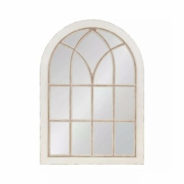 Настенное зеркало DKD Home Decor Деревянный Белый (79 x 4 x 110 cm)