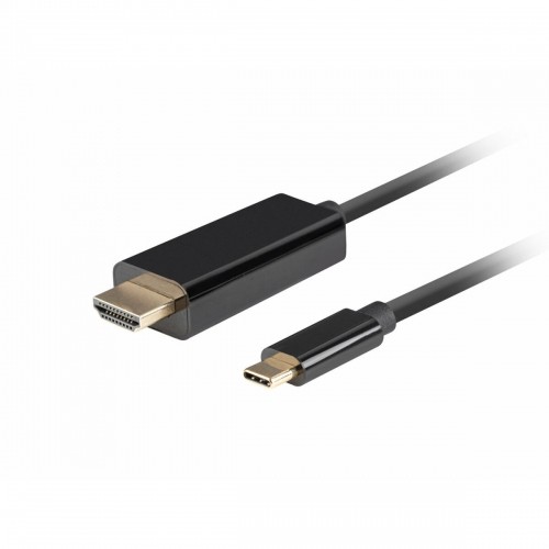 USB C uz HDMI Kabelis Lanberg CA-CMHD-10CU-0005-BK image 1