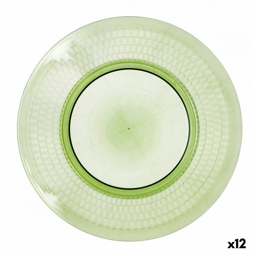 Плоская тарелка Quid Viba Zaļš Plastmasa (27 cm) (Pack 12x) image 2