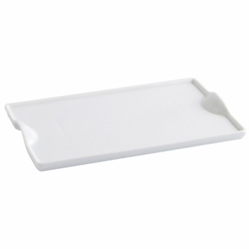 поднос для закусок Quid Gastro Fun Керамика Белый (25,5 x 15,5 cm) (Pack 6x)