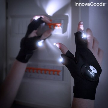 Cimdi ar LED gaismu Gleds InnovaGoods 2 gb.