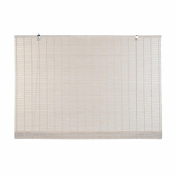 Рольставни DKD Home Decor Лакированный Белый Бамбук (120 x 2 x 230 cm)