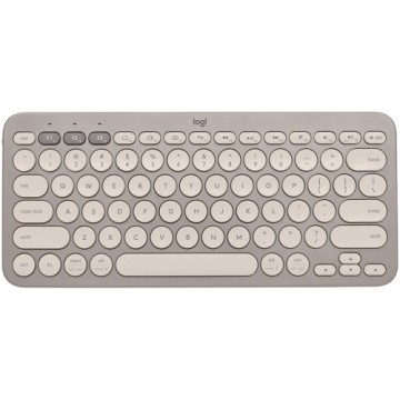 LOGITECH K380 Multi-Device Bluetooth Keyboard - SAND - US INT'L - BT - INTNL