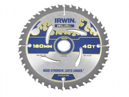 Irwin IR  Zāģripa WT CSB 160MM/40T image 1