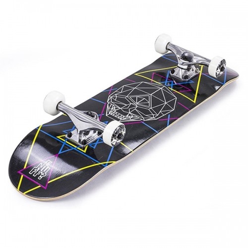 Frenzy Enuff Geo Skull (CMYK) Skateboard image 1