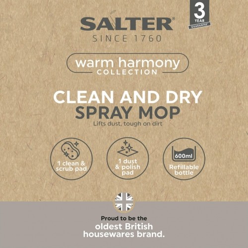 Salter LASAL71533WEU7 WARM CLEAN AND DRY SPRAY MOP image 5