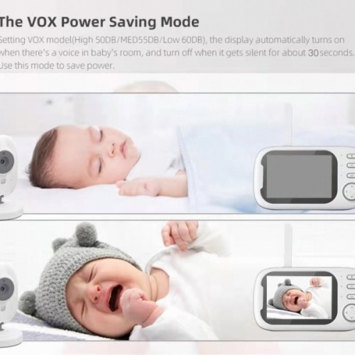 Bērnu uzraudzības video monitors, Video aukle - ABM600 image 4