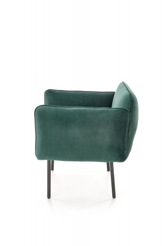 Halmar BRASIL leisure armchair dark green/ black image 4
