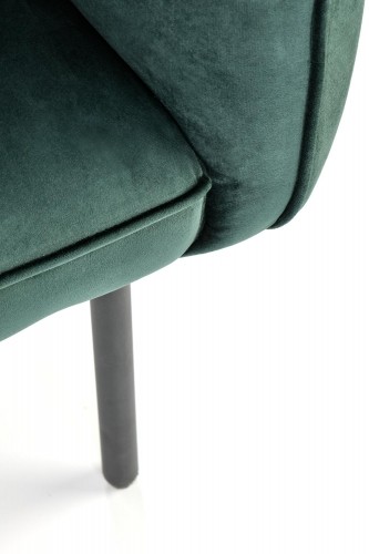 Halmar BRASIL leisure armchair dark green/ black image 5