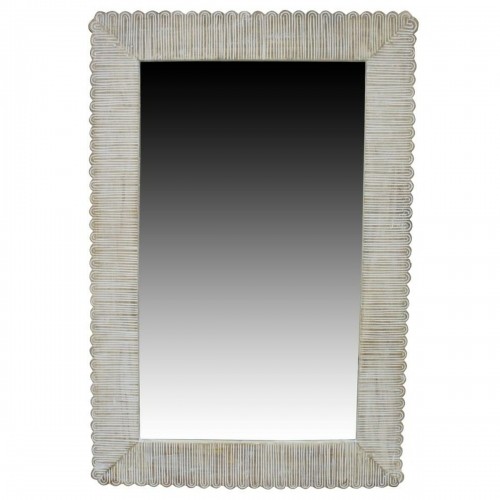 Sienas spogulis DKD Home Decor Stikls Dabisks Koloniāls Mango koks Kails (63,5 x 3 x 94 cm) image 1