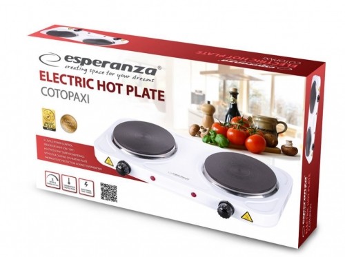 Electric hot plate Esperanza EKH010W image 2