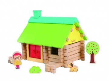 Iwood Wooden construction blocks A house in the forest