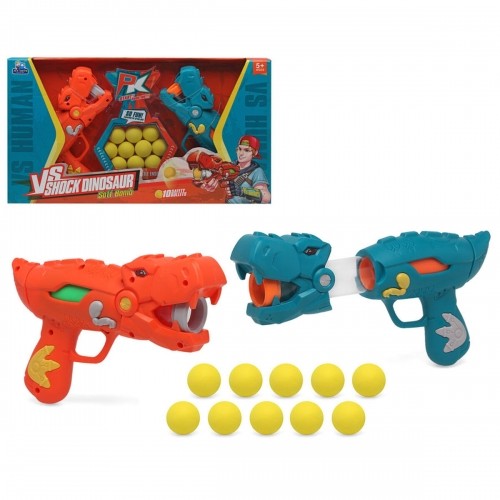 Bigbuy Kids Пистолет, стреляющий мячиками Shock Dinosaur image 1