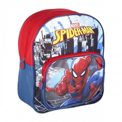 Skolas soma Spiderman Sarkans (25 x 30 x 12 cm) image 1