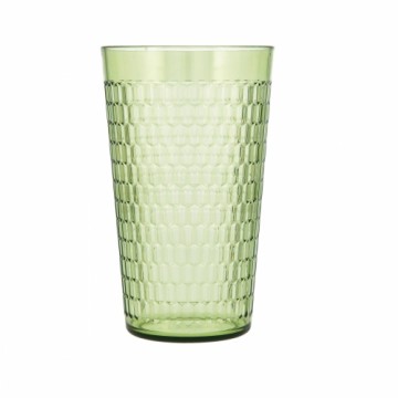 Stikls Quid Viba Zaļš Plastmasa (650 ml) (Pack 12x)