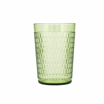 Stikls Quid Viba Zaļš Plastmasa (450 ml) (Pack 12x)