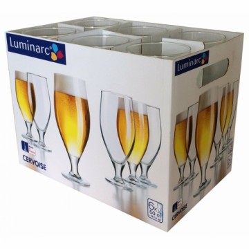 Alus glāze Luminarc Spirit Bar Caurspīdīgs Stikls (500 ml) (Pack 6x)