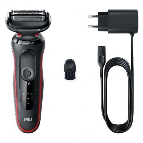 Braun  
         
       Shaver 51-R1000s	 Operating time (max) 50 min, Wet&Dry, Black/Red image 1