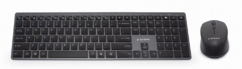 Gembird  
         
       Backlight Pro Business Slim wireless desktop set 	KBS-ECLIPSE-M500 Keyboard and Mouse Set,  Wireless, Mouse included, US, Black image 1