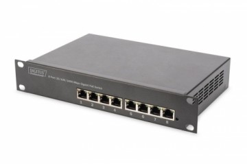 Digitus  
         
       8-port Gigabit Ethernet PoE switch DN-95317 10/100/1000 Mbps (RJ-45), Unmanaged, Rackmountable, Power supply type Internal, Ethernet LAN (RJ-45) ports 8