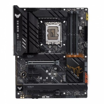 Asus  
         
       TUF GAMING Z690-PLUS D4 Processor family Intel, Processor socket  LGA 1700, DDR4 DIMM, Memory slots 4, Supported hard disk drive interfaces 	SATA, M.2, Number of SATA connectors 4, Chipset Intel Z690, ATX