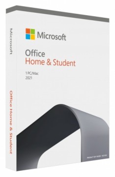 Microsoft  
         
       Office Home and Student 2021 79G-05388 FPP, 1 PC/Mac user(s), EuroZone, English, Medialess, Classic Office Apps