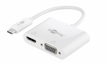 Goobay  
         
       USB-C Multiport Adapter HDMI+VGA 52430 White