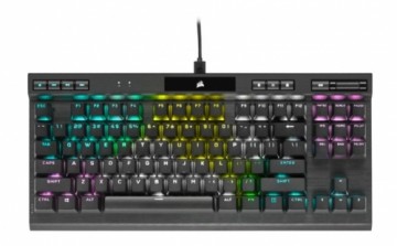 Corsair  
         
       Champion Series Mechanical Gaming Keyboard K70 RGB TKL  RGB LED light, US, Wired, Black