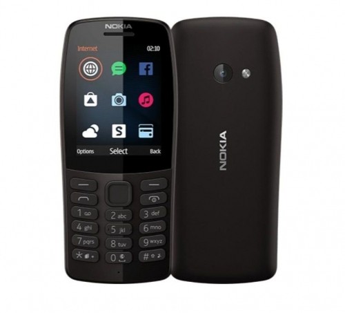 Nokia  
         
       210 Black, 2.4 ", TFT, 240 x 320 pixels, 16 MB, Dual SIM, Bluetooth, 3.0, USB version microUSB, Main camera 0.3 MP, 1020 mAh image 1